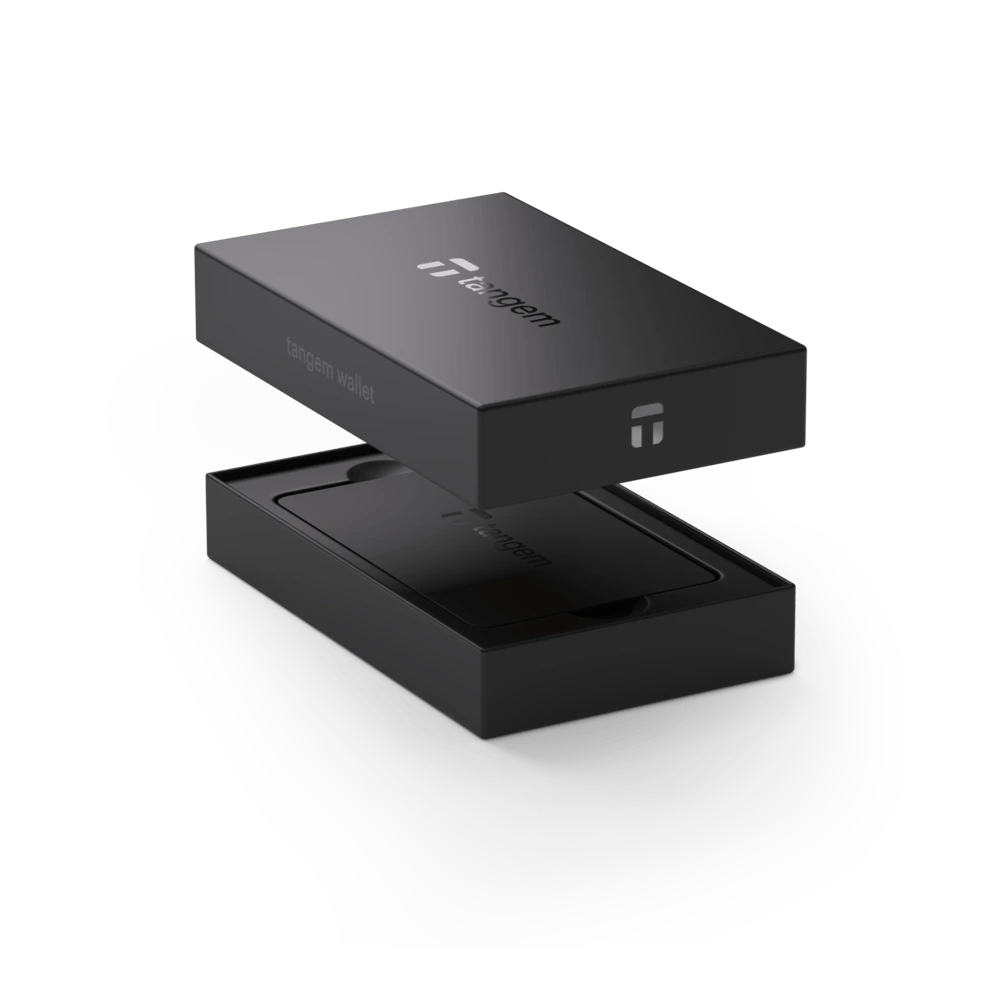 Tangem packaging and card