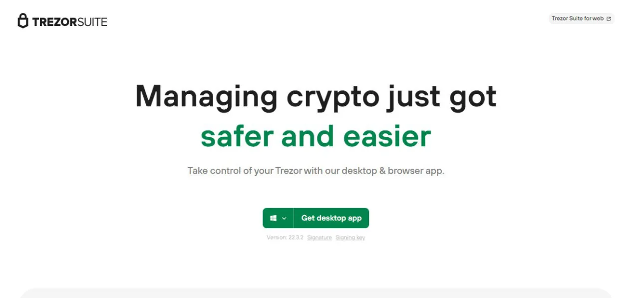 trezor-webpage
